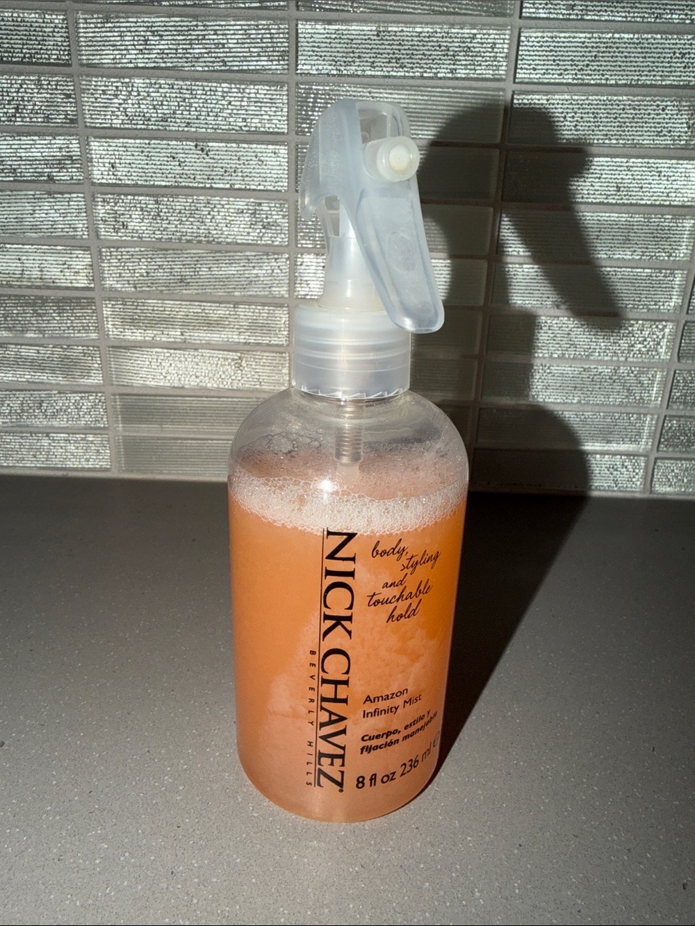 Nick Chavez Amazon Infinity Mist - Orange Spray Bottle